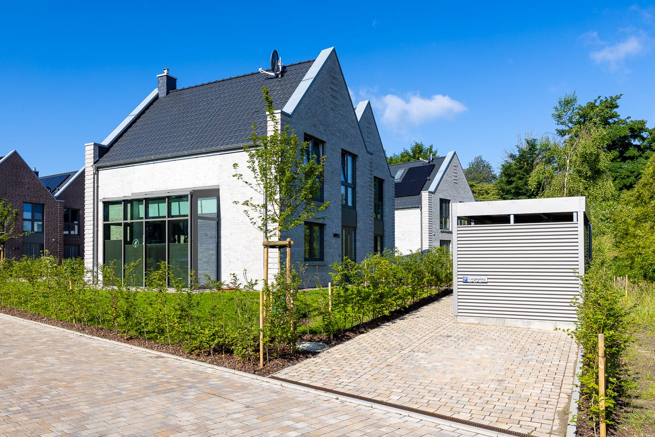 Ferienhaus Liegeplatz im Sommer